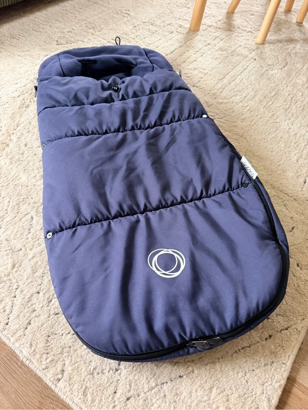 Bugaboo Navy Footmuff for Strollers - Picture 2 of 7